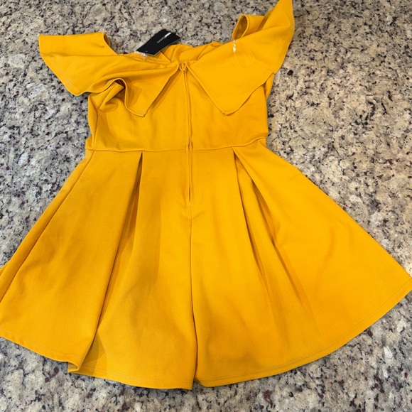 Fashion Nova Yellow Ruffle Romper - Picture 5 of 6